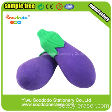 Colorful Vegetabiliska Formad Rubber Eraser